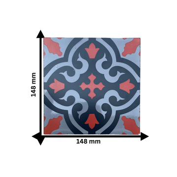 Multicolor Athangudi Pattern Tile