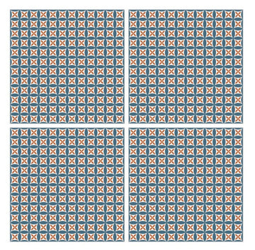 PETAL GRID AQUA 600x600 mm Matt