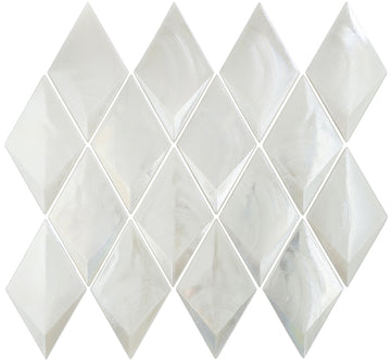 Diamond Mosaics GM-01 Peal white 310x250 mm Gloss