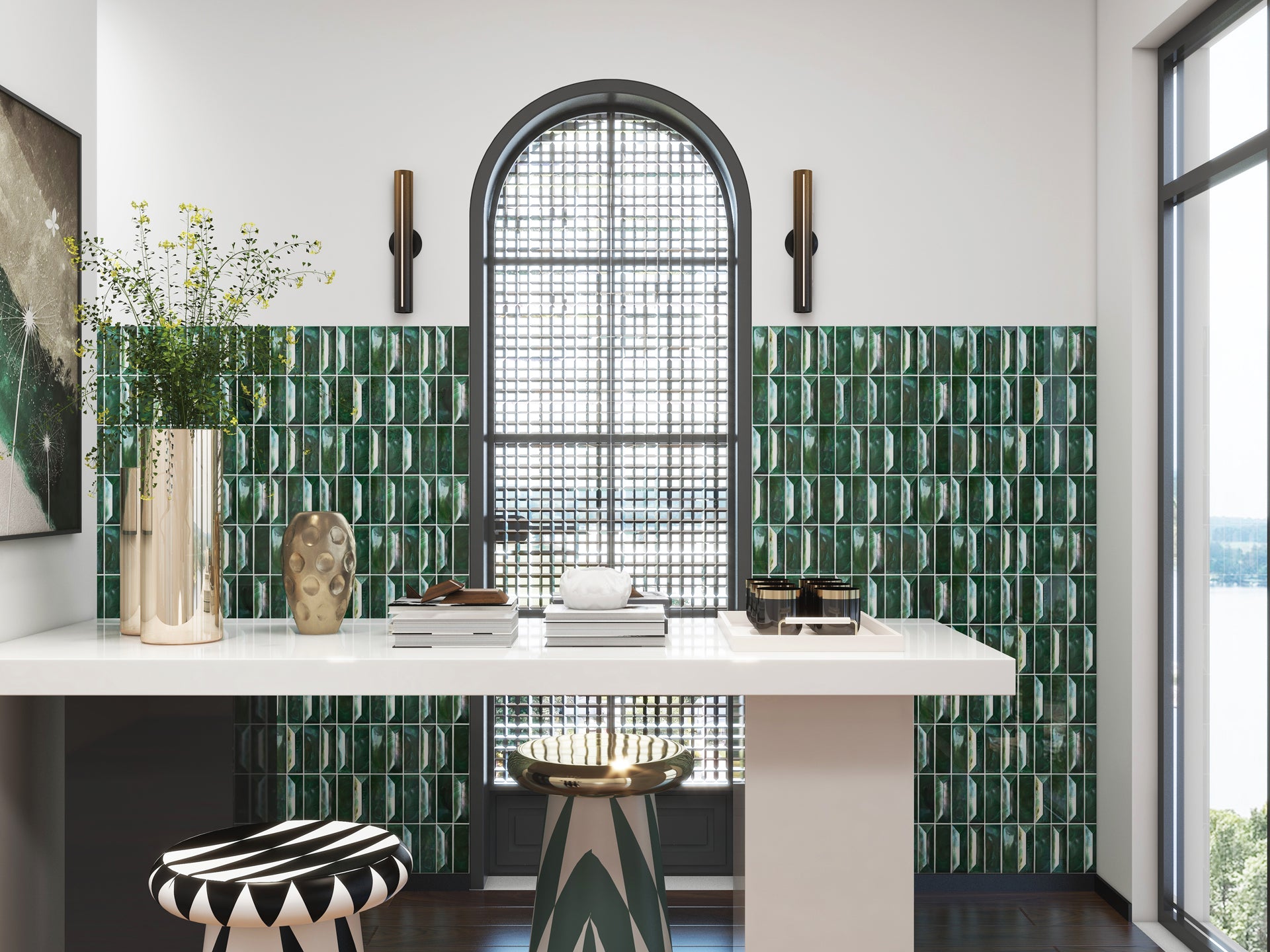 Mosaics Ractangle Rectangle Mosaics GM-15 300x300 mm Gloss