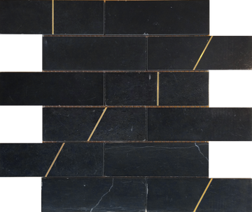 MOSAICO AMAZONITE NS NERO J52 298x298 mm Matt