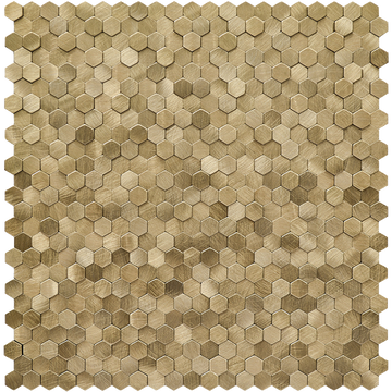 MOSAICO PALLENE AP GOLD CB3 305x310 mm Matt