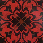 Red Decor 150x150 mm Satin Matt