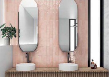 MANACOR BLUSH PINK 65X200 GLOSSY