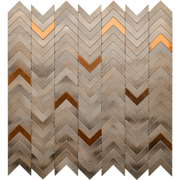 MOSAICO ZEN AP CHEVRON RG C51 281x285 mm Matt