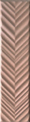 BLUSH CHEVRON 50x200MM MATT