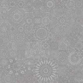 Mandala Silver Glitter 600x600 mm Decor Carving