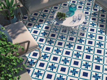 URBAN EARTH-45 BLUE GREEN RC11822 (300X300) HIGHLIGHTER