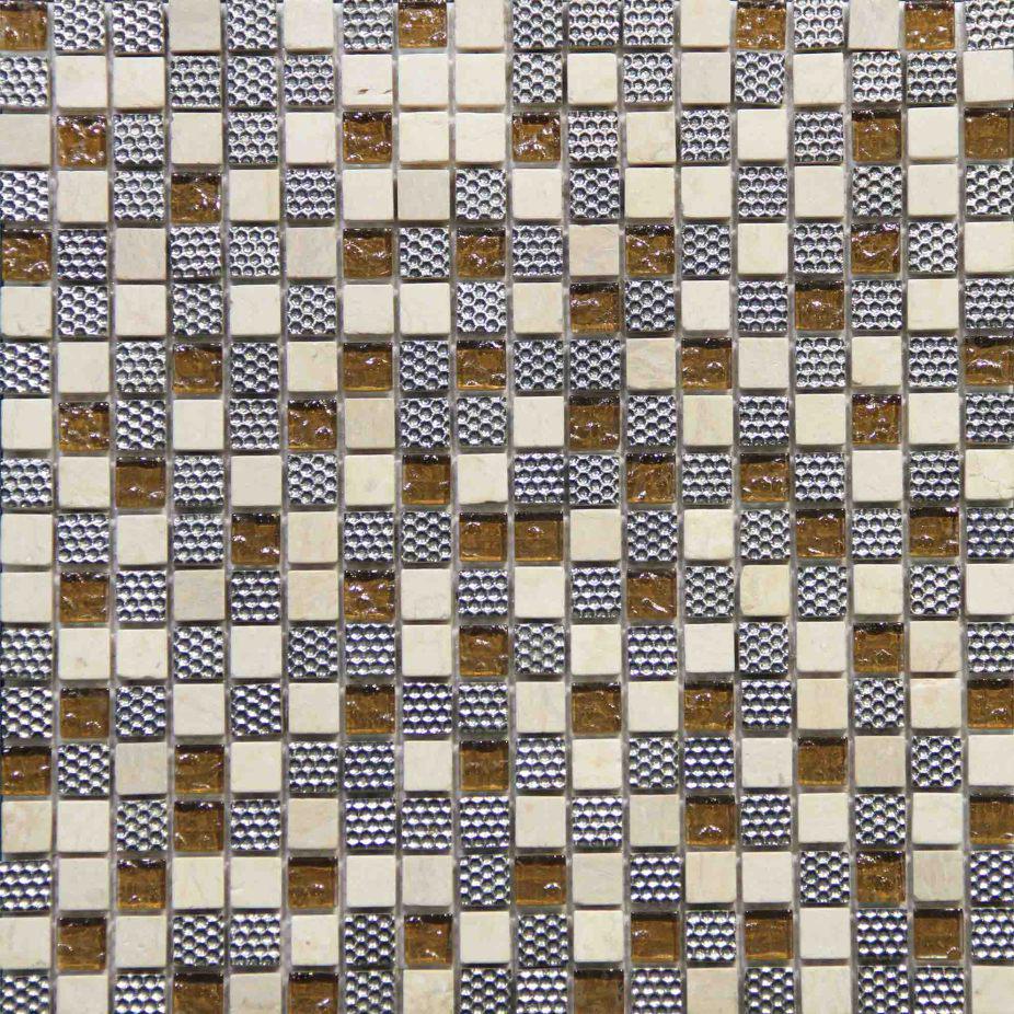 MOSAICO METAL & STONE MIX B11 300 x 300 mm Matt, Gloss