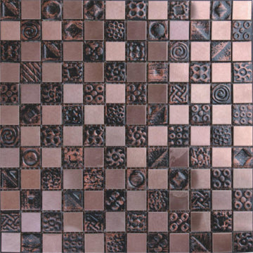 MOSAICO JORDEN COPPER J2 300 x 300 mm Glossy