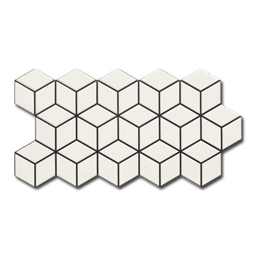 RHOMBUS SNOW 26,5x51 265 x 510 mm Matt