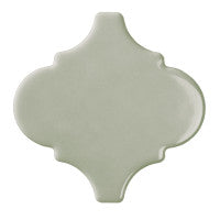 Bondi arabesque green 150x150 mm Shiny Gloss