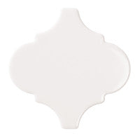 Bondi arabesque white 150x150 mm Shiny Gloss