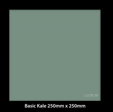 Basic kale 250x250 mm Matt