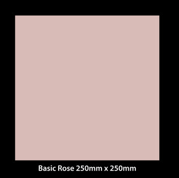 Basic rose 250x250 mm Matt