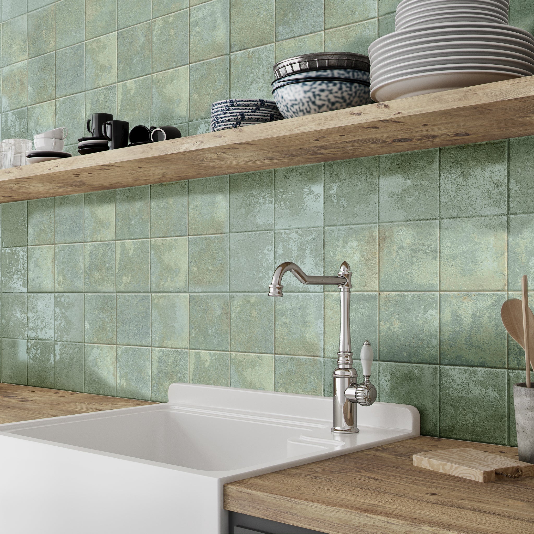 Heritage R90 green 900x300 mm Matt