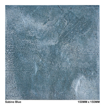 Sabine blue 150x150 mm Shiny