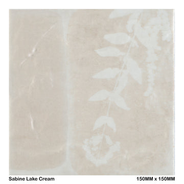 sabine lake cream 150x150 mm Shiny