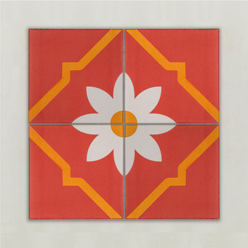 Athangudi pattern tile