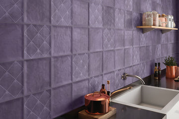 Oslo Purple 200x200 mm Gloss